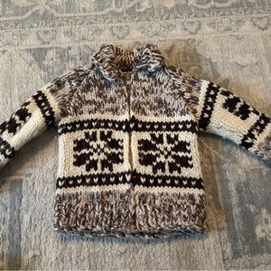 Chunky Knit Zip-Up Sweater